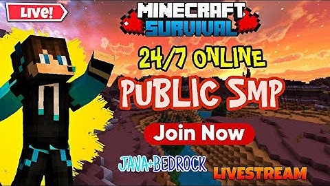 JAVA MINECRAFT PUBLIC SMP LIVE HINDI | JOIN MY PUBLIC SMP | Minecraft Survival smp live