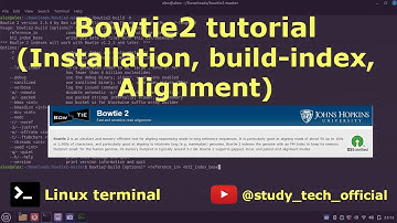 Bowtie2 | Install | Build Index | Alignment | Paired end sequence  #bioinformatics  #tutorial