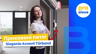 Двері із прихованими петлями. Приховані дверні петлі Siegenia Axxent Türband. Про Вікна