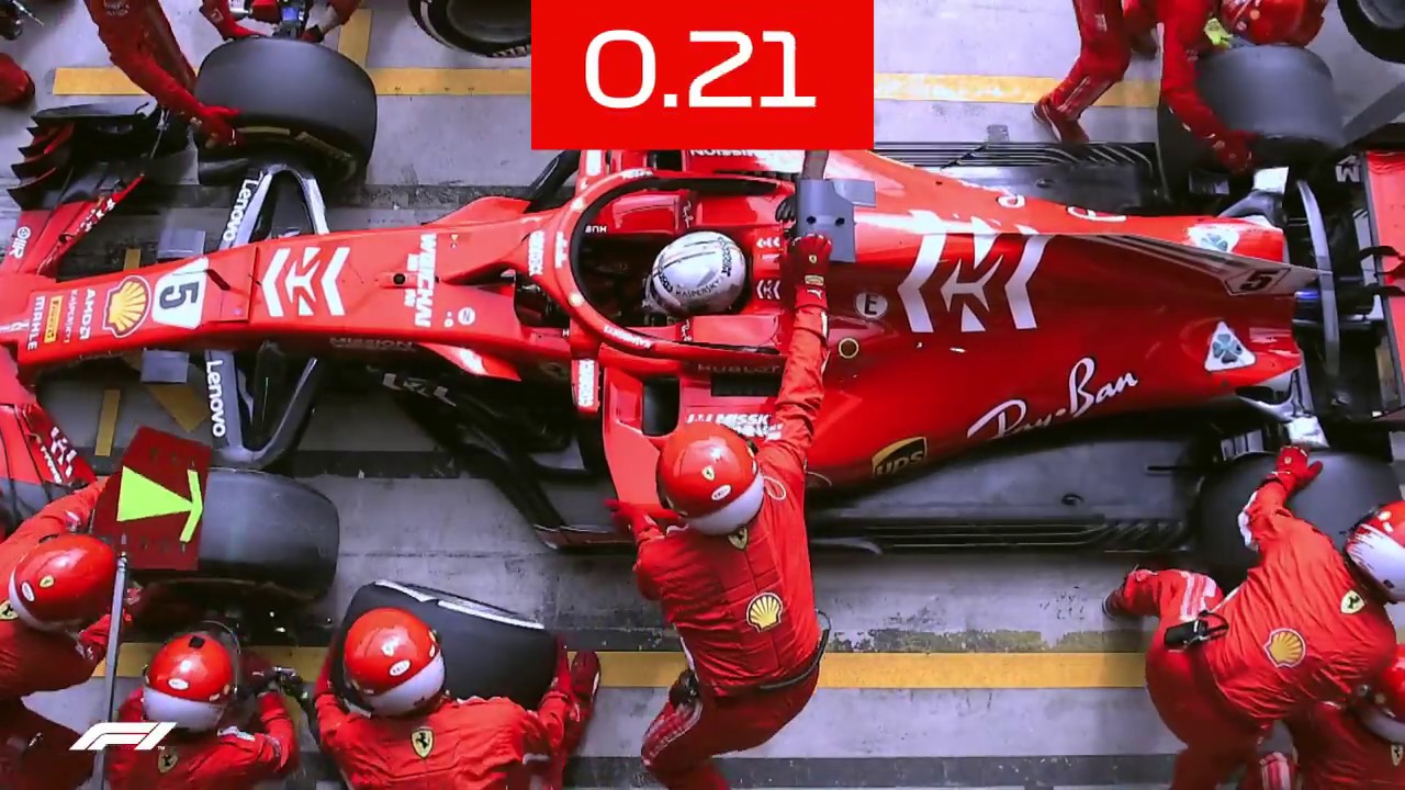 Ferrari S 1 97 Second Pit Stop 2018 Brazilian Grand Prix Youtube