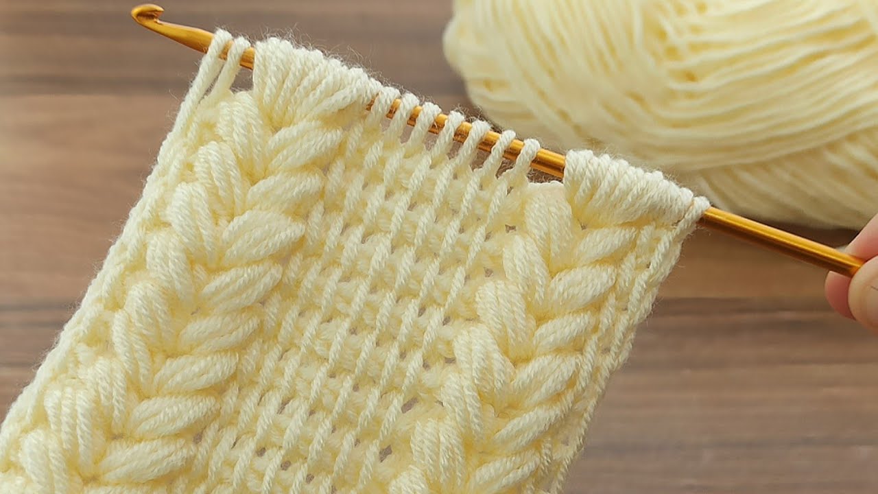 Wonderfull✅💯Very easy Tunisian hair band making /baby soft hair band online tutorial #tunisian