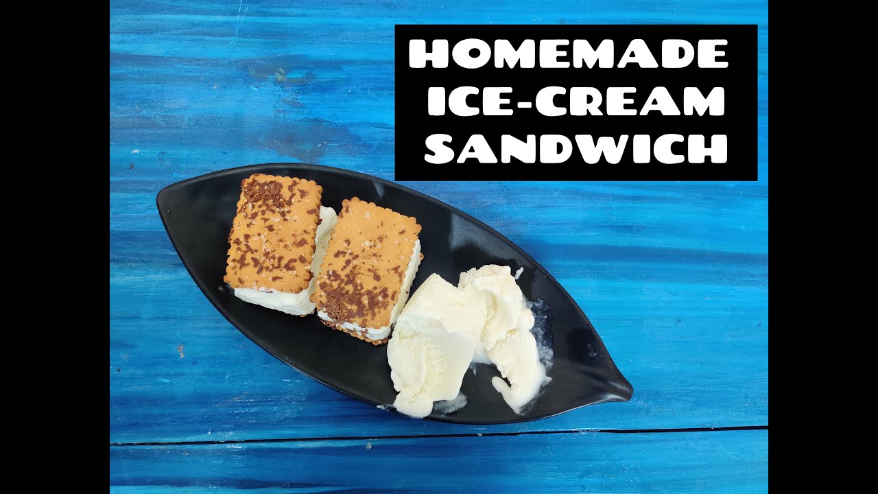 Homemade IceCream Sandwich Havmor like IceCream Sandwich YouTube