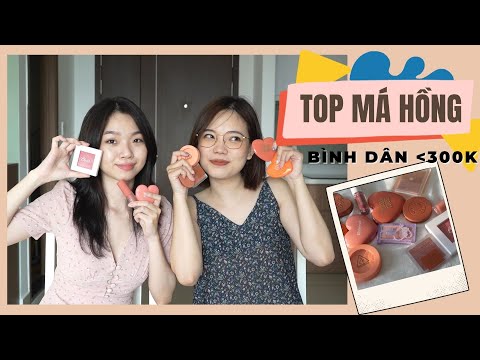 Bảng Màu Son Gina Glam - Review Top 12 MÁ HỒNG BÌNH DÂN Dưới 300k (Lillybyred, 3CE, Bbia ...) | Trang & Tiên