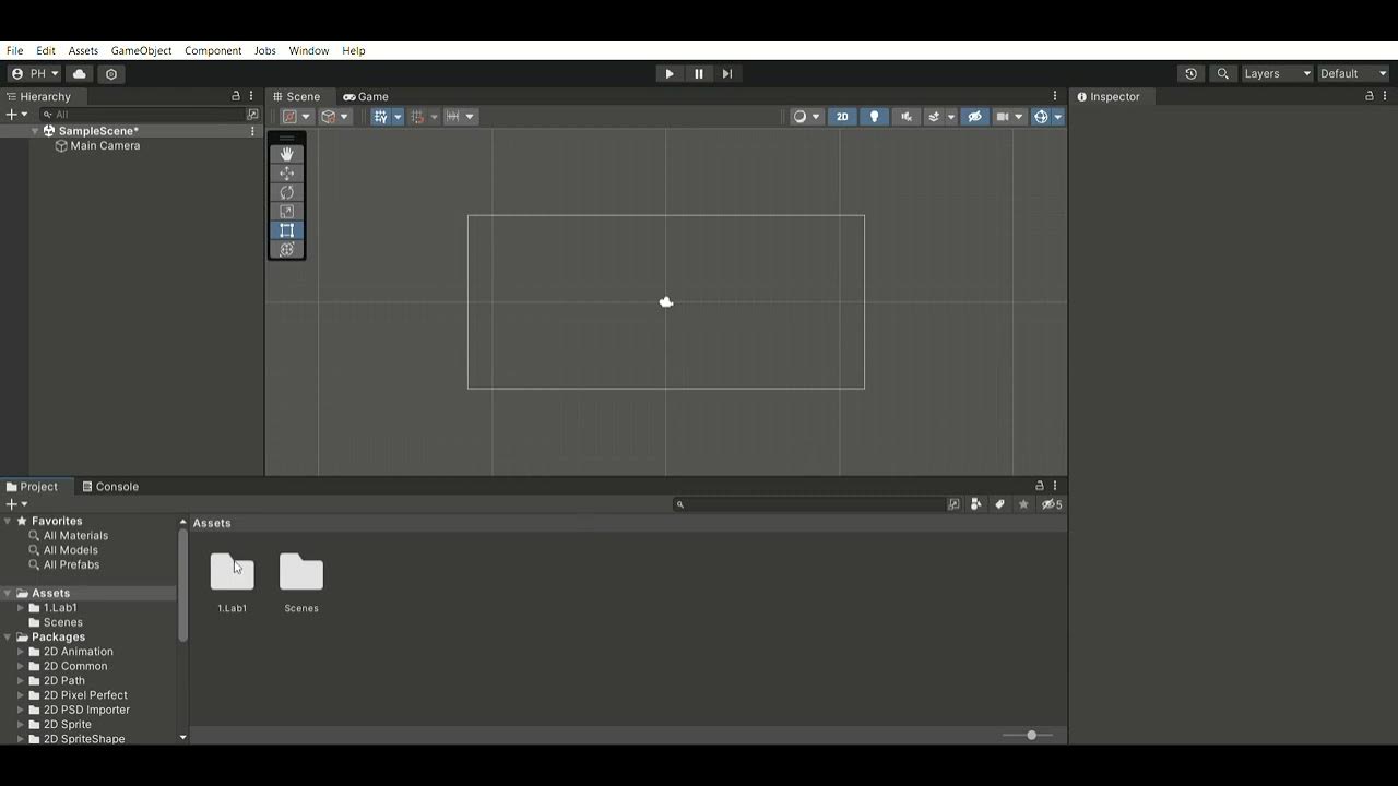 Lab1 samplescene windows mac linux unity 2021 3 24f1 personal dx11