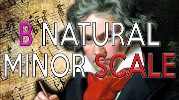 B NATURAL MINOR SCALE in 30 SECONDES - ANIMATED MUSIC THEORY TUTORIAL