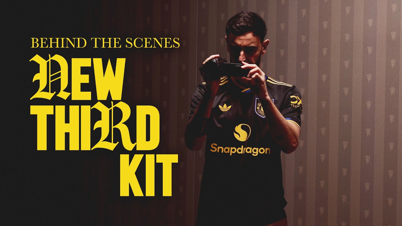 New 2025/26 Third Kit! ⚫️🟡🔵 | Behind The Scenes