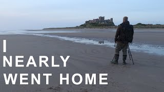 If at first you don't succeed , try and try again. Landscape Photography Bamburgh Beach