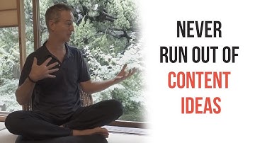 How To Never Run Out Of Content Ideas