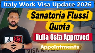 Italy Work Permit 2026 Explained | Sanatoria + Flussi Quota + Visa Steps