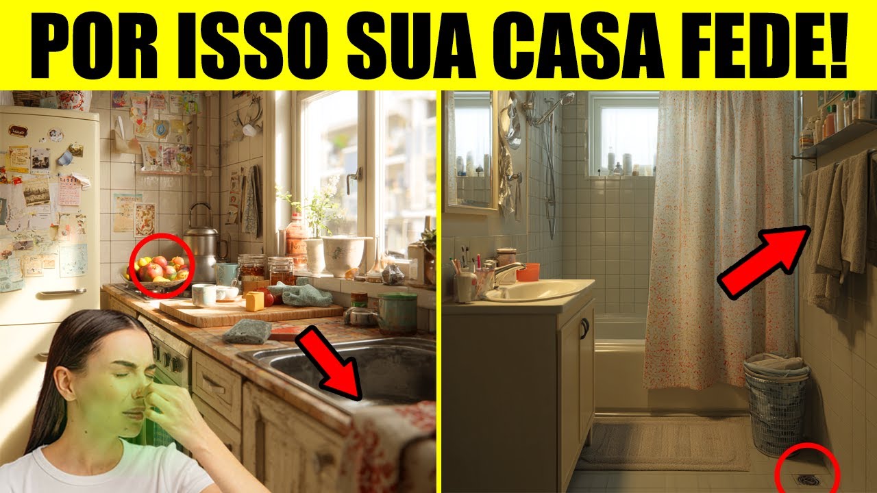 10 COISAS que deixam sua CASA FEDIDA (você tem pelo menos 4) - Dicas de Limpeza