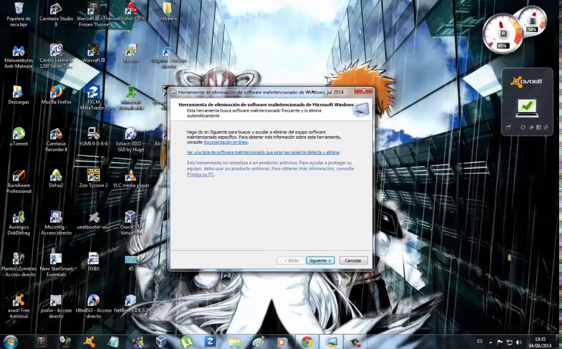 Como detectar y eliminar un virus en windows sin antivirus en español (MRT) bien explicado YouTube