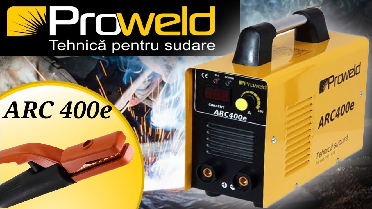 ProWELD ARC400e, 180A. FULL REVIEW. Invertor sudura ieftin.