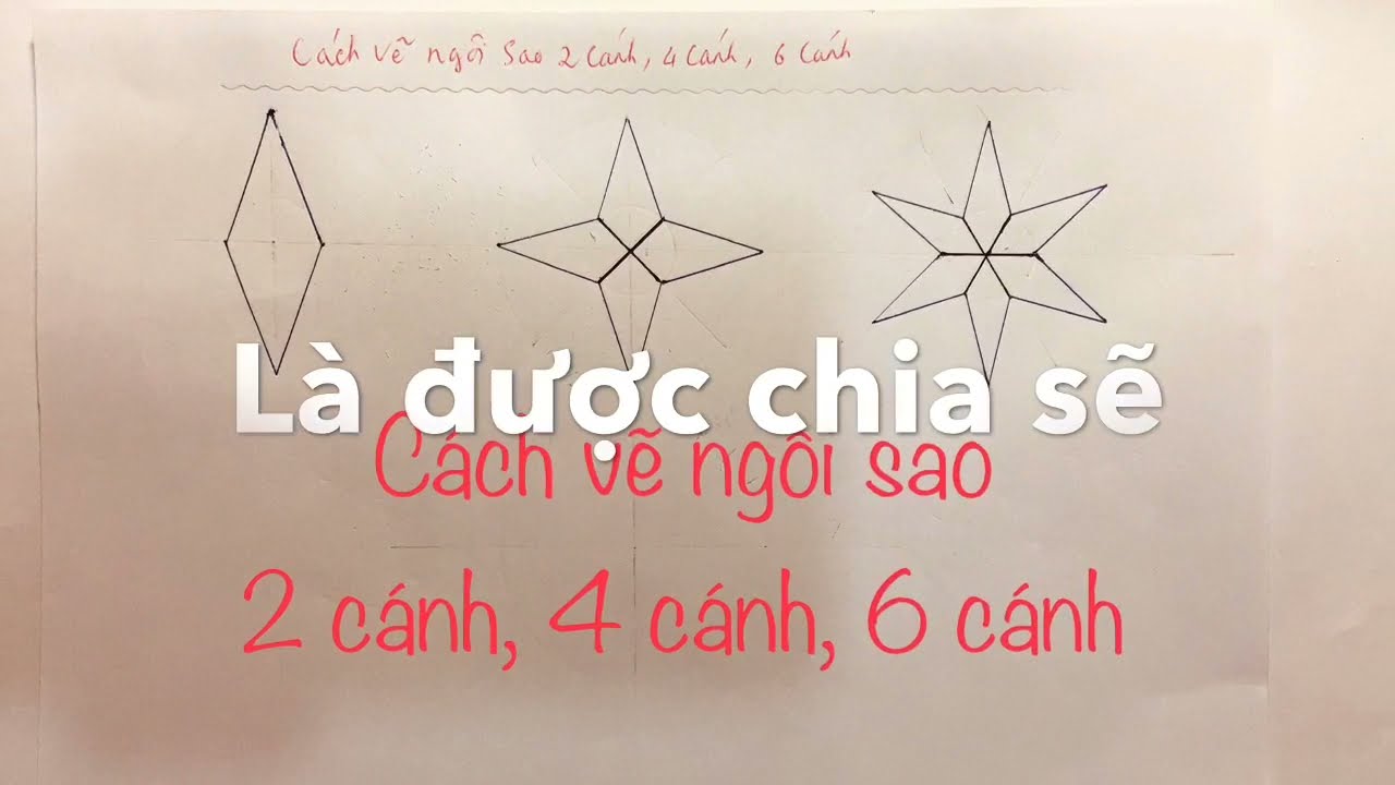 Thủ thuật Cách vẽ ngôi sao 4 cánh đặc biệt