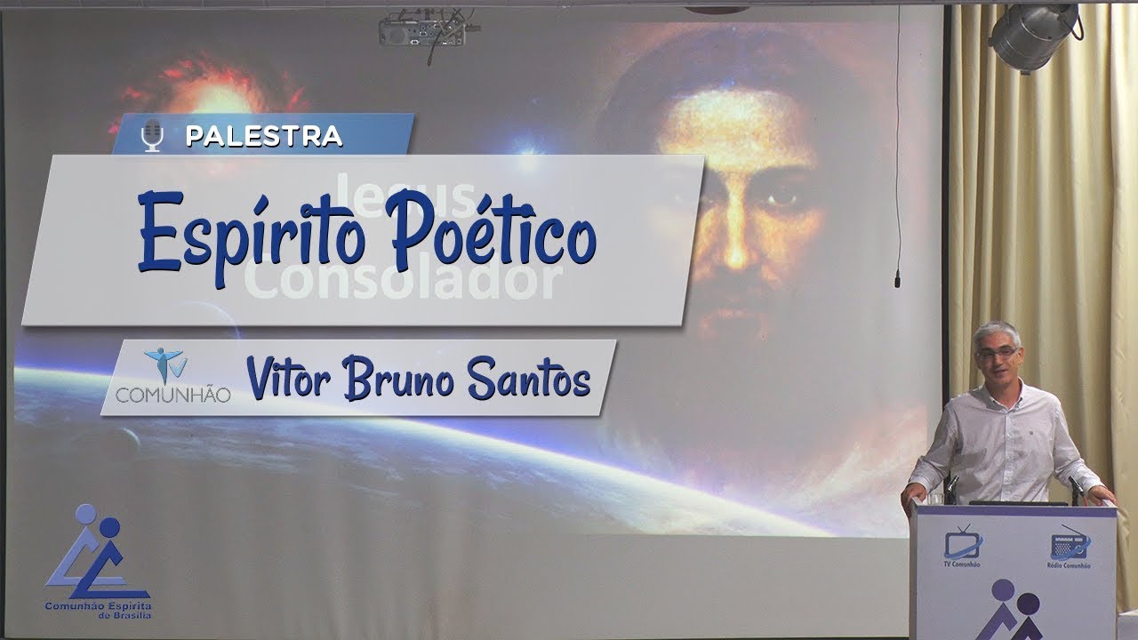 PALESTRA ESPÍRITA | LANÇAMENTO DO LIVRO: ESPÍRITO POÉTICO - Vitor Bruno Santos evangelho de mateus