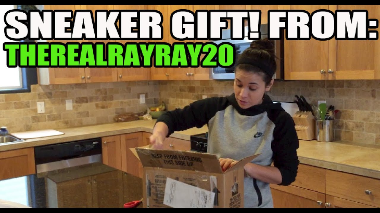 Sneaker Unboxing Gift w/ Wife!! From @TheRealRayRay20