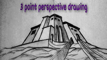 How to draw three point(part- 1) perspective drawing/ cheptar# 13 (22)