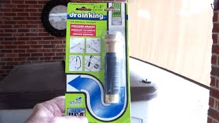 Drain King unclogs drains quickly