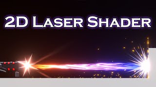 2D Laser Beam Shader Graph & Particles & Controls Unity Tutorial screenshot 4