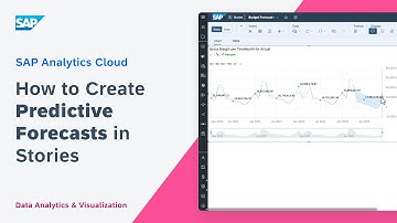 How to Create Predictive Forecasts in Stories: SAP Analytics Cloud