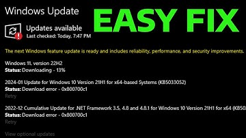 How To Fix Windows Update Error 0x800700c1 in Windows 11