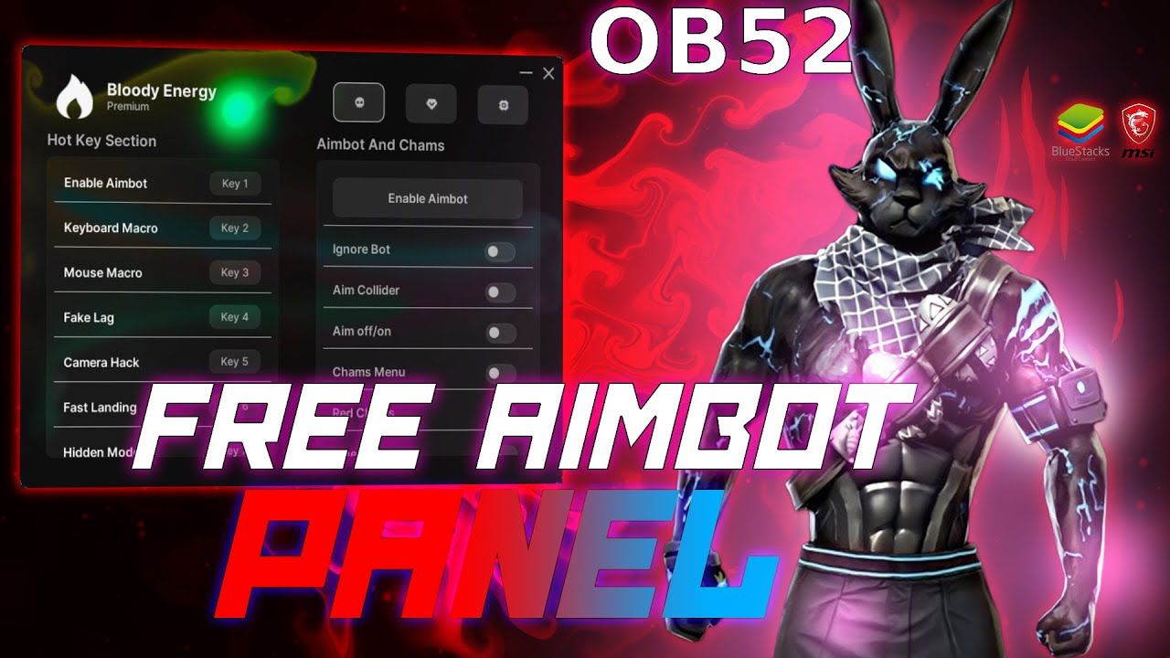 NEW PC PANEL UPDATED OB52💻 PANEL FOR FREE AIMBOT FREE FIRE 🎯 SNIPER AIMBOT | 100% SAFE AND ANTIBAN ✅
