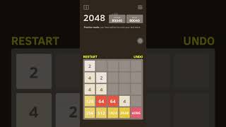 How to get 8192 tile in 2048 puzzle