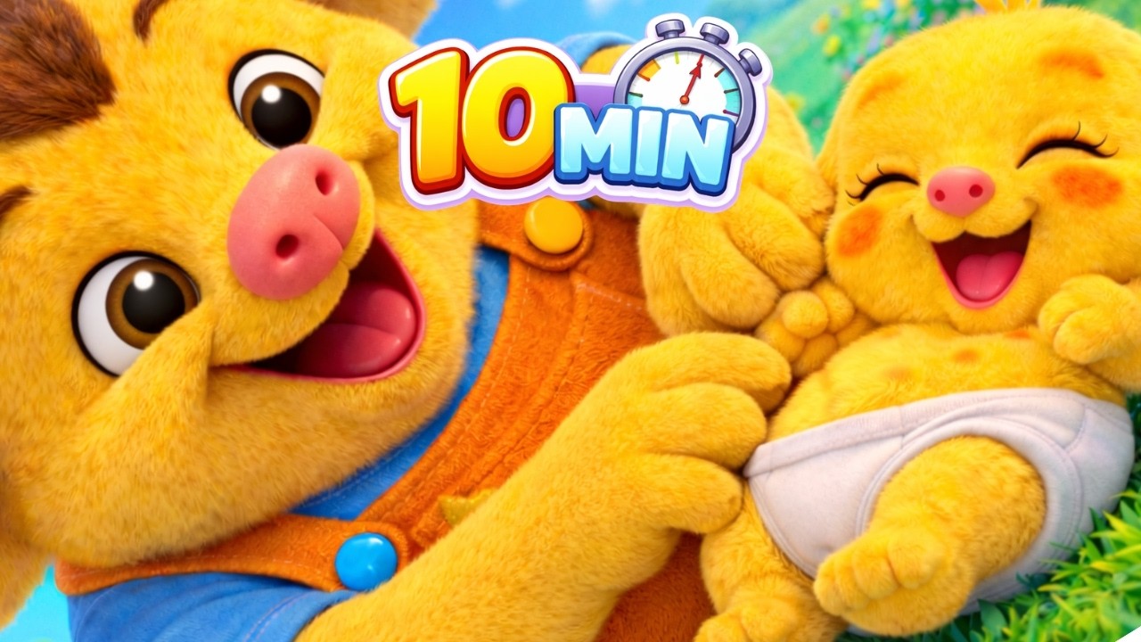 Papai Amigãozão | +10 MIN de Músicas Infantis Animadas | Baby Mu