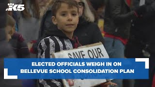 Elected officials respond to Bellevue School District's 3-school consolidation plan