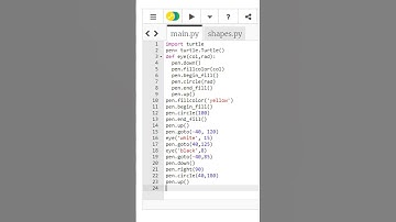 Draw Smiling Face Emoji using Turtle in Python🔥| Best Python Tricks in 2022 #shorts