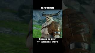 compromise — Dragon age : Inquisition dialogue scene