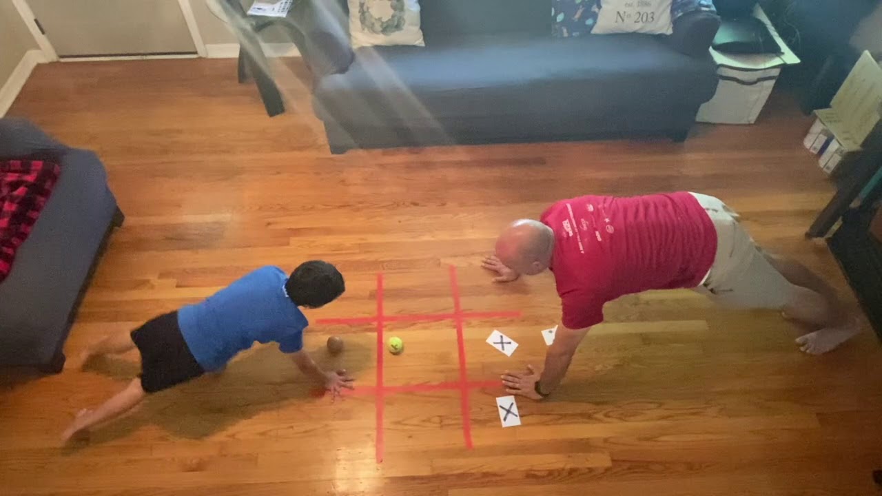 Plank Tic Tac Toe - PE at Home - YouTube
