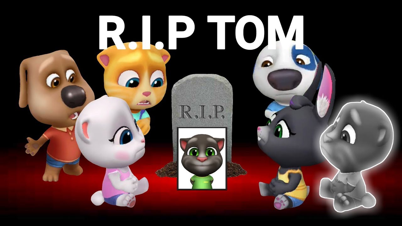 Tom Us My Talking Tom Friends - AMONG US - R.I.P TOM - YouTube