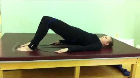 Bridge or pelvic curl