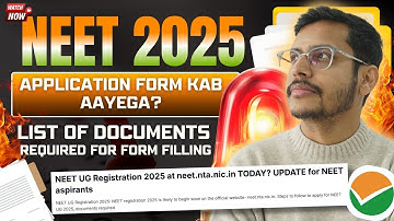 NEET 2025 Application Form Release Date?NTA Latest Update For NEET 2025| List of Documents Required?