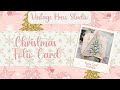 Warm &amp; Cozy Christmas 3D Printable Folio Card ***Printable***