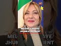 Viral Picture: Italian PM Giorgia Meloni’s Indian Jewellery Look Breaks Internet | Wears Jhumkas
