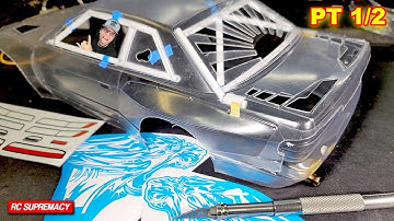 This is a sick Custom RC drift body build