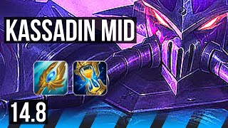 KASSADIN vs HWEI (MID) | 8/2/8, Rank 10 Kassadin | EUW Challenger | 14.8