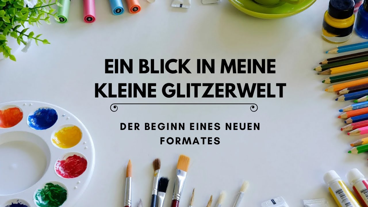 Ein Blick in meine kleine Glitzerwelt / Der Beginn eines neuen Formates - Diamondpainting