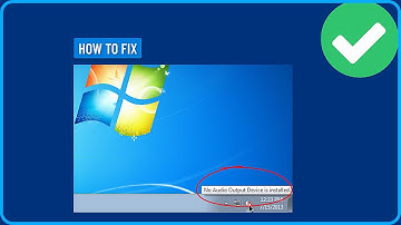 How to Fix No Audio Output Device is installed in Windows 7 (2025)