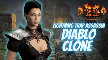 LIGHTNING TRAP ASSASSIN vs DIABLO CLONE - Diablo 2 Resurrected - Nintendo Switch
