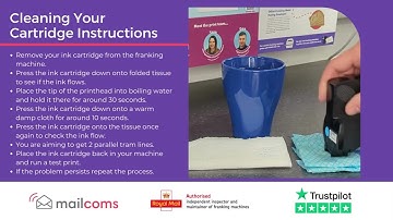 Cleaning the Neopost / Quadient IS240, IS280 & IS280c Ink Cartridge