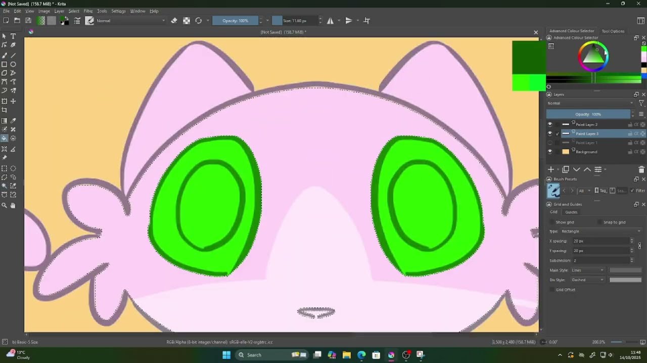 Unit 3 lvl 3 - Halloween animation - character design process cat