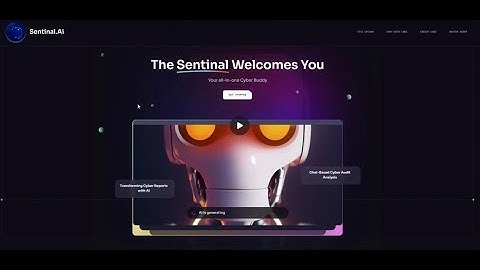 Sentinel AI, a Cyber Security Multi Agent assistant |  Hackathon Project