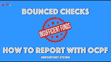Insufficient Funds: Instructions on what to do if a contribution check bounces