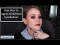 THE MOST DESCRIPTIVE TUTORIAL HOW TO WORK WITH DARK/BLACK EYESHADOWS | VassaOlga