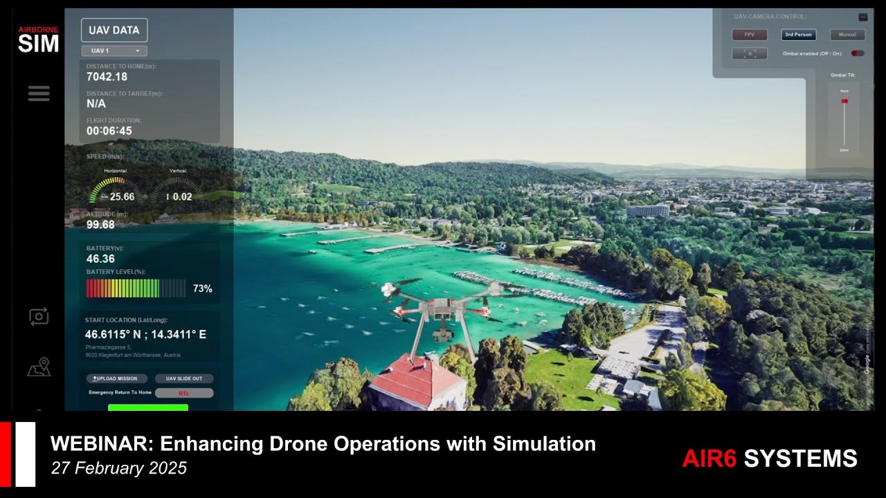 Simulation Webinar Enhancing Drone Operations with Simulation Webinar (AirborneSIM) - YouTube