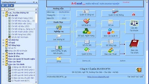 Hướng dẫn làm kế toán trên A-Excel (bài 1)