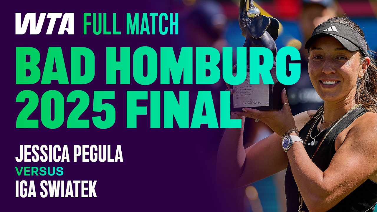 The FULL Jessica Pegula vs. Iga Swiatek 2025 Bad Homburg Finał 🏆 | WTA Full Match