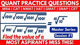 Practice Questions for upcoming MBA Entrance Exam | Must-Know for CAT, XAT, NMAT, SNAP, GMAT #maths
